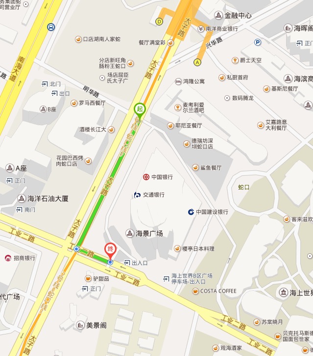 深セン地図